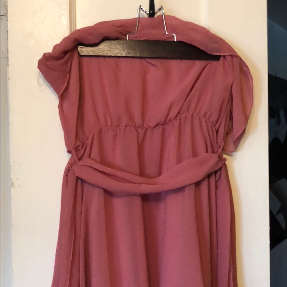 Dusty rose fairy dress